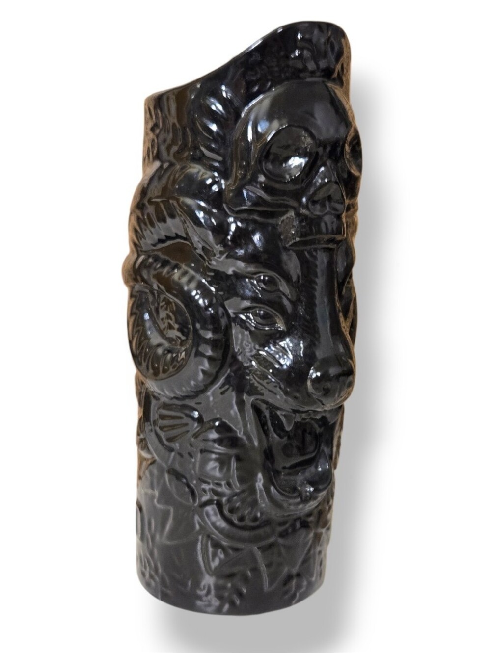 Kindred Permanent Vacation Four-Eyed Wolf Tiki Mug San Diego Tiki Farm 2017